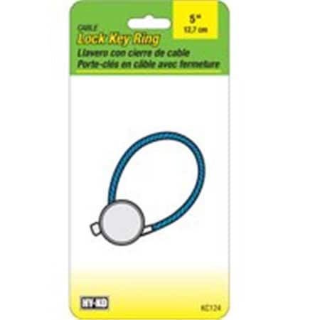 Hy-Ko Hy-Ko Products KC124 Cable Key Ring 6711139